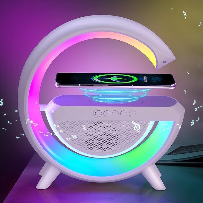 Lampara Speaker de mesa G-Led - Blanco